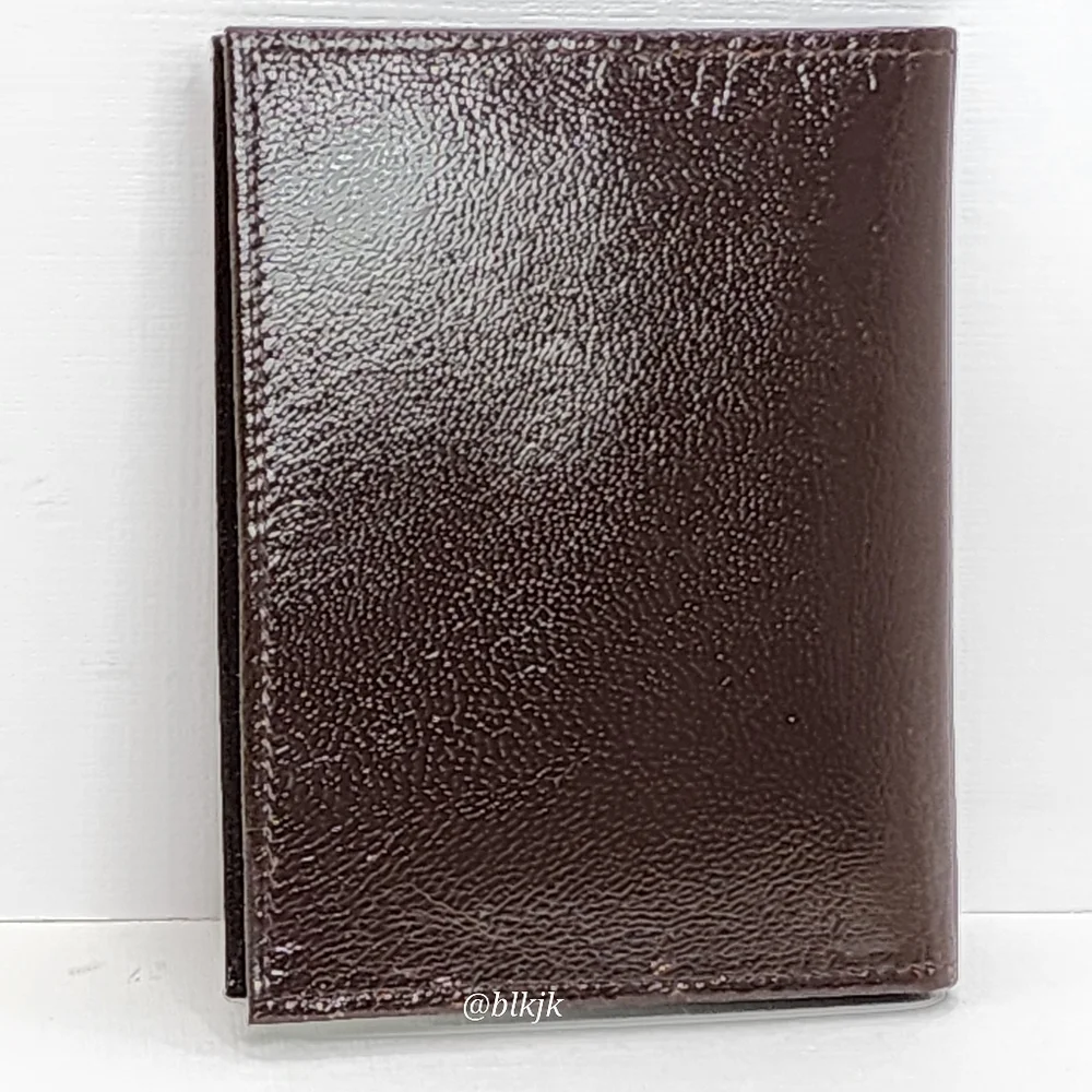 Vintage Gino Goat Leather Slim Bifold Wallet *Brown* NWT
